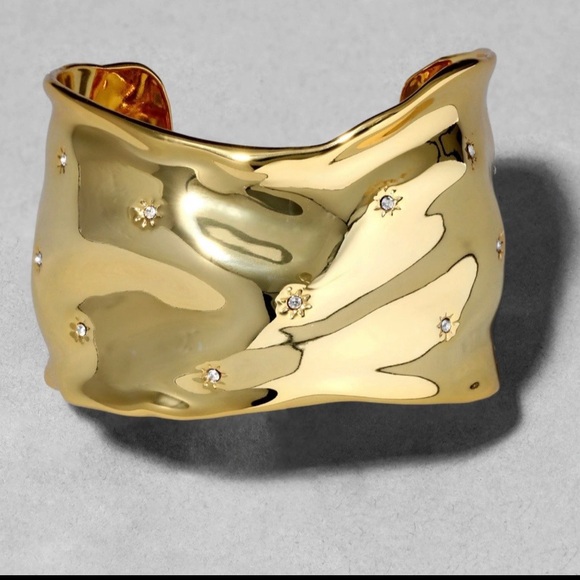 Alexis Bittar Jewelry - Alexis Bittar Stardust Crystal wide cuff bracelet 
NEW